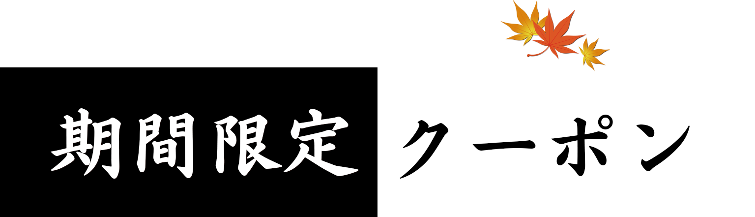 期間限定クーポン、大量発券中！