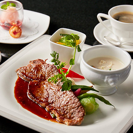 【大パノラマの贅沢ランチ】魚or肉を選べる日替わり...