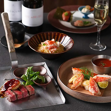 ＜忘年会特別プラン＞タラバ蟹・黒毛和牛・フォアグ...